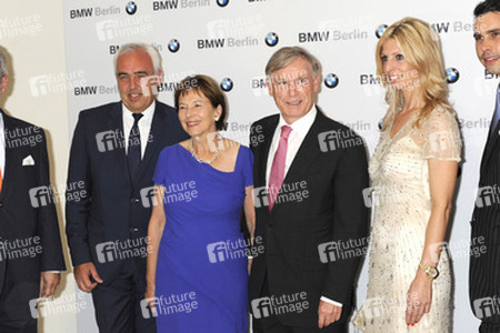 Hans-Reiner Schröder, Horst Köhler mit Gattin Eva Luise, Katharina Schröder