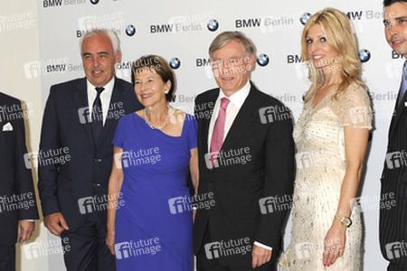 Hans-Reiner Schröder, Horst Köhler mit Gattin Eva Luise, Katharina Schröder