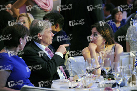 Horst Köhler mit Gattin Eva Luise, Marina Gedeck