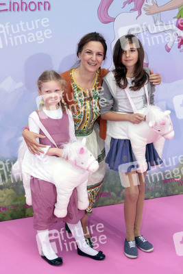 Martina Gedeck mit Paula und Stella