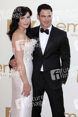 Julianna Margulies mit Begleitung