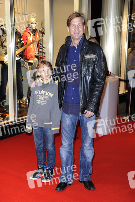 Thomas Heinze mit Sohn Sam