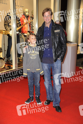 Thomas Heinze mit Sohn Sam