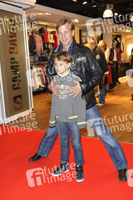 Thomas Heinze mit Sohn Sam