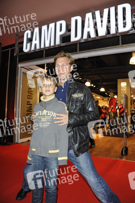 Thomas Heinze mit Sohn Sam