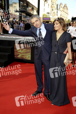 Rowan Atkinson mit Gattin Sunetra Sastry