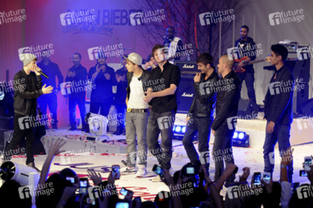 Justin Bieber and The Wanted
