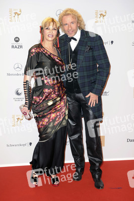 Thomas Gottschalk mit Ehefrau Thea