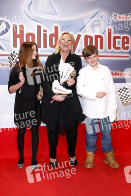 Claudia Effenberg mit Tochter Lucia und Sohn Tommy