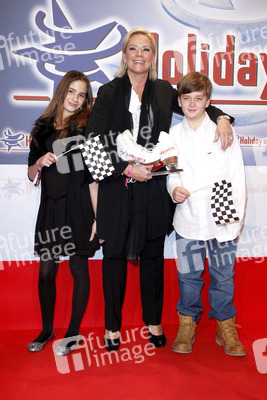 Claudia Effenberg mit Tochter Lucia und Sohn Tommy