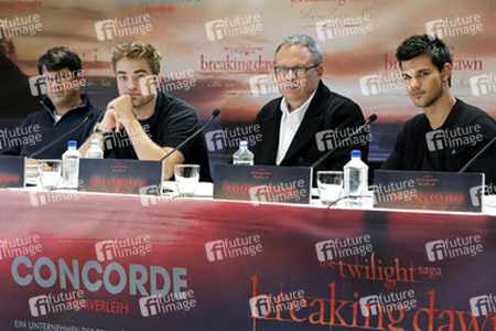 Wyck Godfrey, Robert Pattinson, Bill Condon, Taylor Lautner