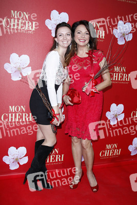 Uschi Dämmrich von Luttitz mit Tochter Stephanie