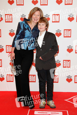 Marion Kracht mit Sohn Darius