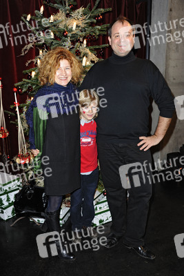 Markus Majowski mit Ehefrau Barbara und Sohn Julius