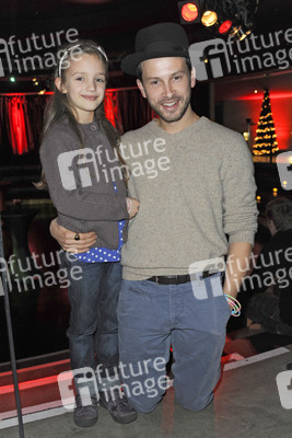 Franz Dinda mit Amelie, Tochter einer Freundin