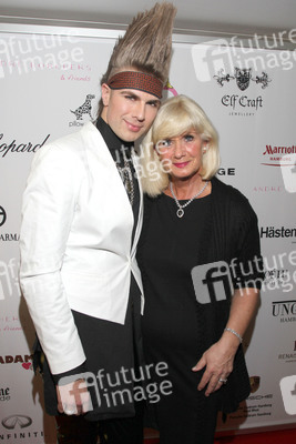 André Borchers mit seiner Mutter