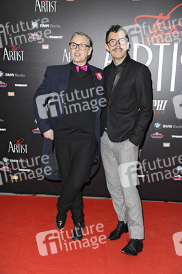 Rolf Scheider mit Partner Julien Peltier