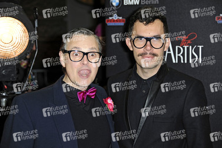 Rolf Scheider mit Partner Julien Peltier