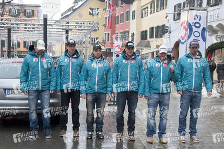 Klaus Kröll, Hannes Reichelt, Mario Scheiber, Romed Baumann, Georg Streitberger, Joachim Puchner