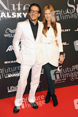 Oskar Roehler mit Gattin Alexandra Fischer-Roehler