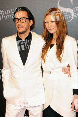 Oskar Roehler mit Gattin Alexandra Fischer-Roehler