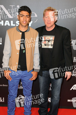 Noah Becker, Boris Becker mit Gast