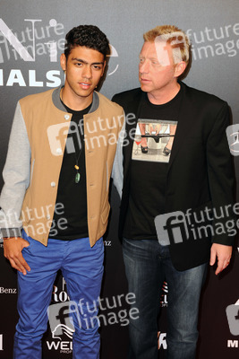 Noah Becker, Boris Becker mit Gast