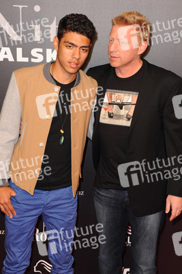 Noah Becker, Boris Becker mit Gast