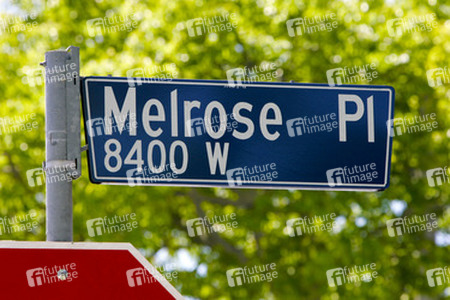Melrose Place Straßenschild