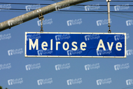 Melrose Ave. Straßenschild