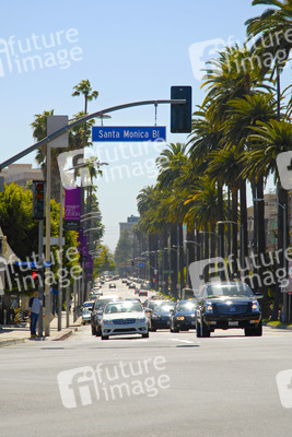 Santa Monica Blvd. Straßenschild
