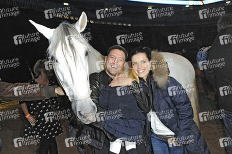 Björn Casapietra mit Ehefrau Anne-Sophie und Tochter Stella