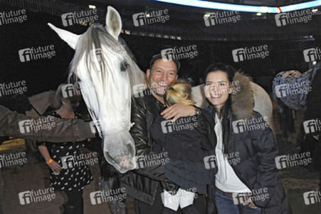 Björn Casapietra mit Ehefrau Anne-Sophie und Tochter Stella