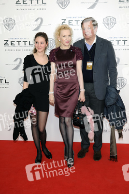 Sunnyi Melles mit Ehemann Peter Prinz zu Sayn-Wittgenstein-Sayn und Tochter Leonille