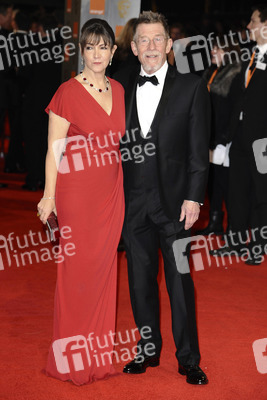 John Hurt mit Gattin Anwen Rees-Myers