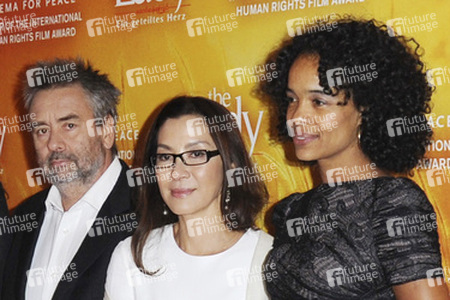 Luc Besson, Michelle Yeoh, Virginie Besson-Silla