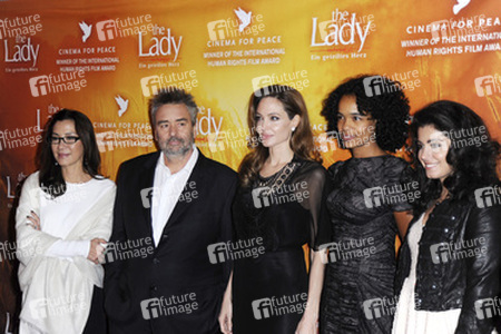 Michelle Yeoh, Luc Besson, Angelina Jolie, Virginie Besson-Silla, Katie Melua