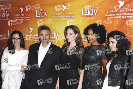 Michelle Yeoh, Luc Besson, Angelina Jolie, Virginie Besson-Silla, Katie Melua