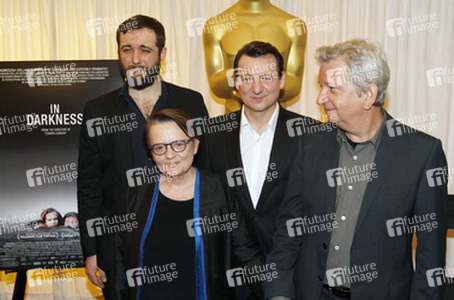 Agnieszka Holland  mit ihren Team von 'In Darkness'