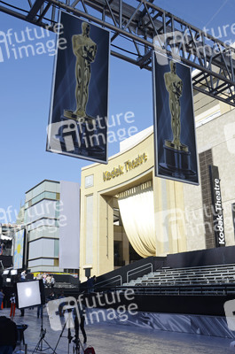 Aufbau für die Oscar-Verleihung 2012