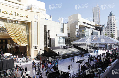 Aufbau für die Oscar-Verleihung 2012