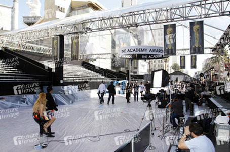 Aufbau für die Oscar-Verleihung 2012