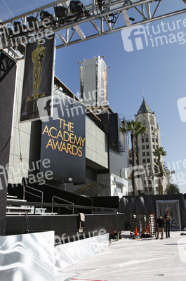 Aufbau für die Oscar-Verleihung 2012