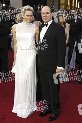 Fürst Albert von Monaco mit Gattin Charlene