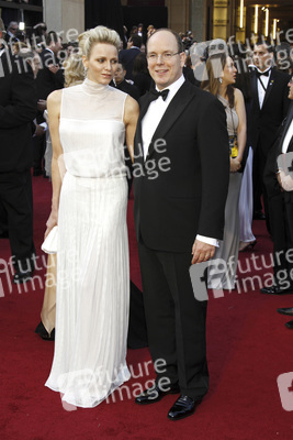 Fürst Albert von Monaco mit Gattin Charlene