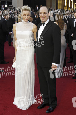 Fürst Albert von Monaco mit Gattin Charlene