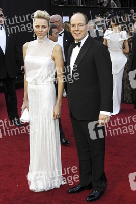 Fürst Albert von Monaco mit Gattin Charlene