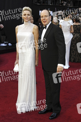 Fürst Albert von Monaco mit Gattin Charlene