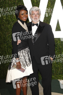 George Lucas mit Gattin Mellody Hobson