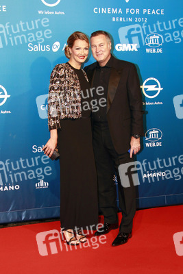 Franziska van Almsick mit Freund Jürgen Harder